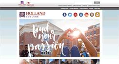 Desktop Screenshot of hollandcollege.com